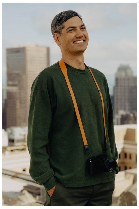 Peak Design Form Leather Camera Strap Long (Amber)