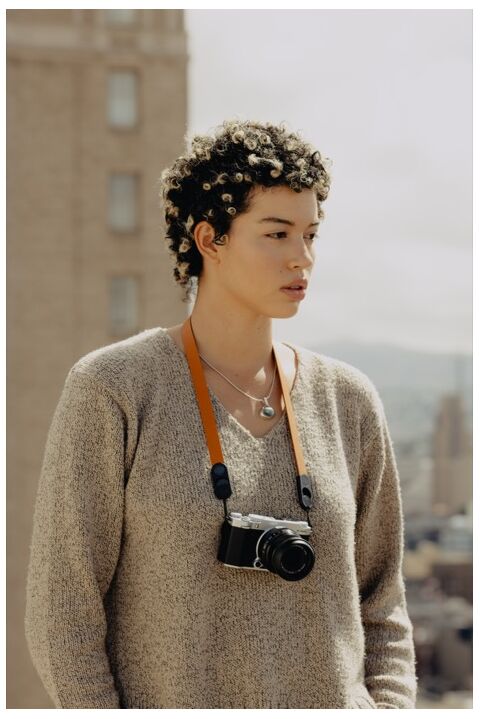 Peak Design Form Leather Camera Strap Neck (Amber)