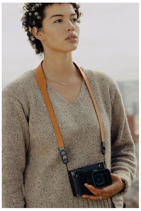 Peak Design Form Leather Camera Strap Short (Amber)