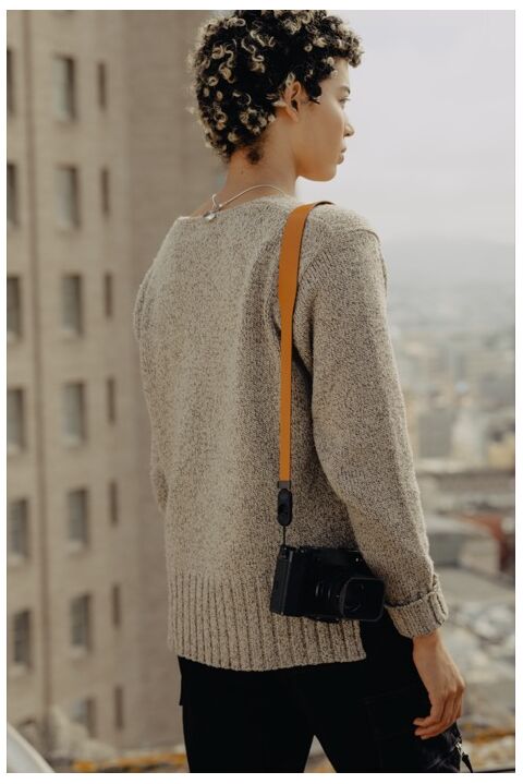 Peak Design Form Leather Camera Strap Short (Amber)
