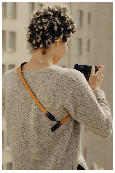 Peak Design Form Leather Camera Strap Short (Amber)
